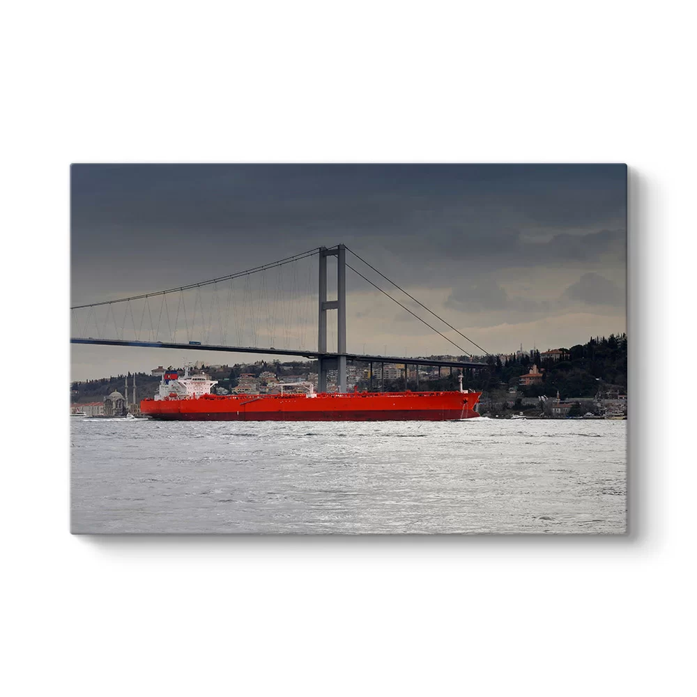 Boğaz Köprüsü ve Gemi Tablosu - Model 1